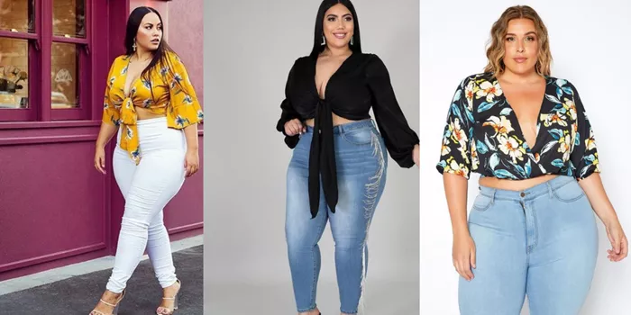 most flattering tops for plus size