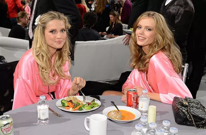 what do victoria secret models eat before the fashion show