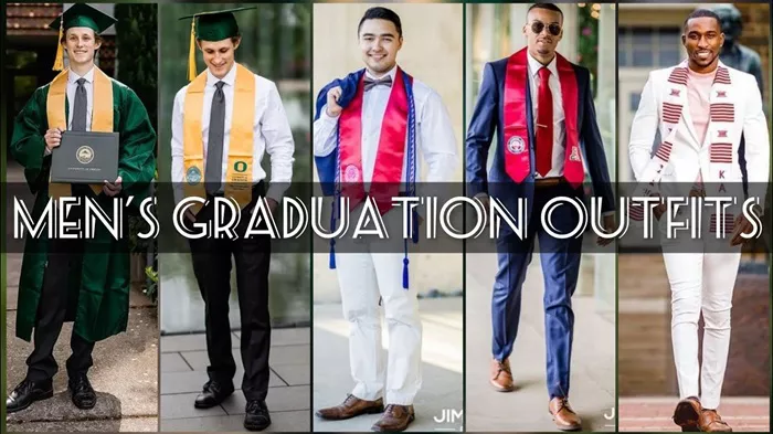 what to wear for graduation for men